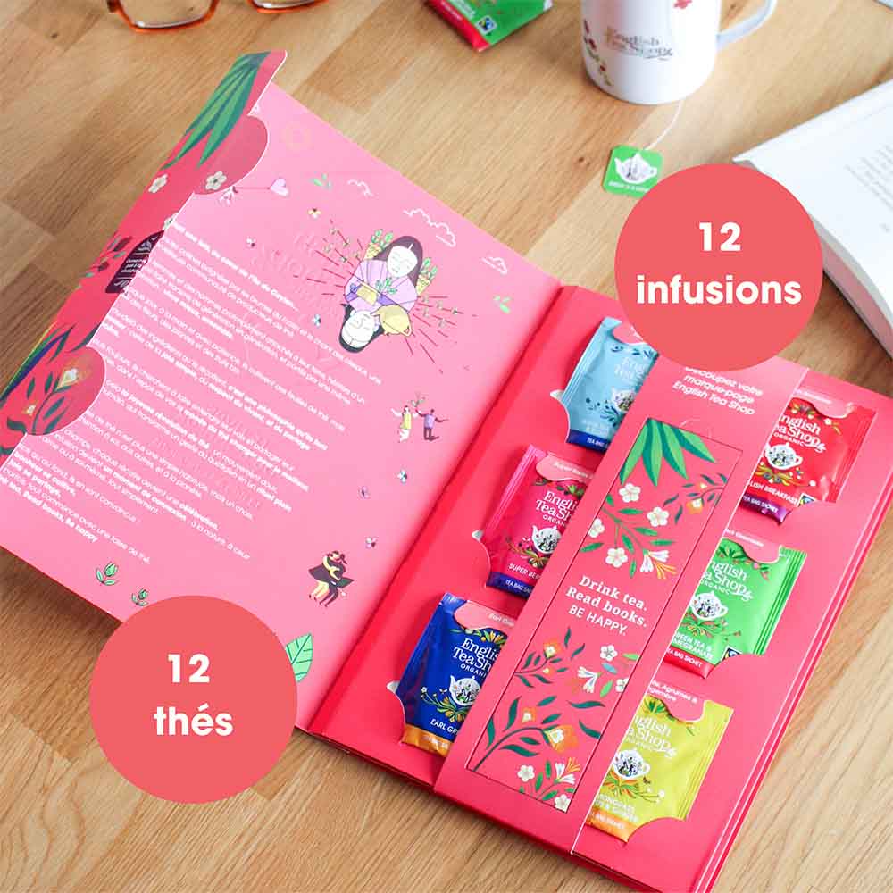 Le livre du bonheur à infuser 24 sachets bio - English Tea Shop