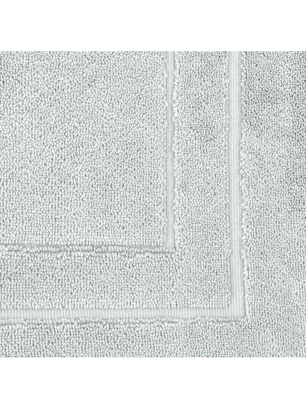 Tapis de bain Elea Nuage 50x80 cm gris en coton absorbant
