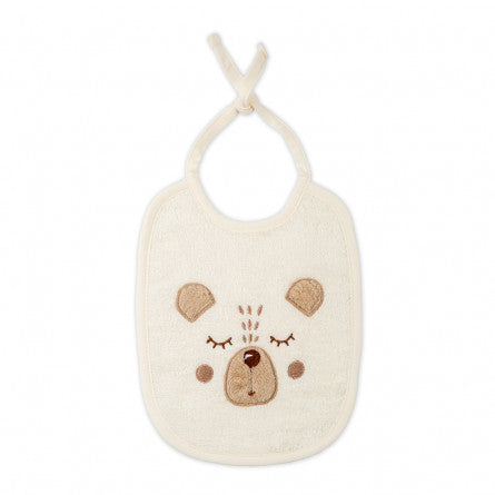 Bavoir Petit Ourson angora - Garnier-Thiebaut
