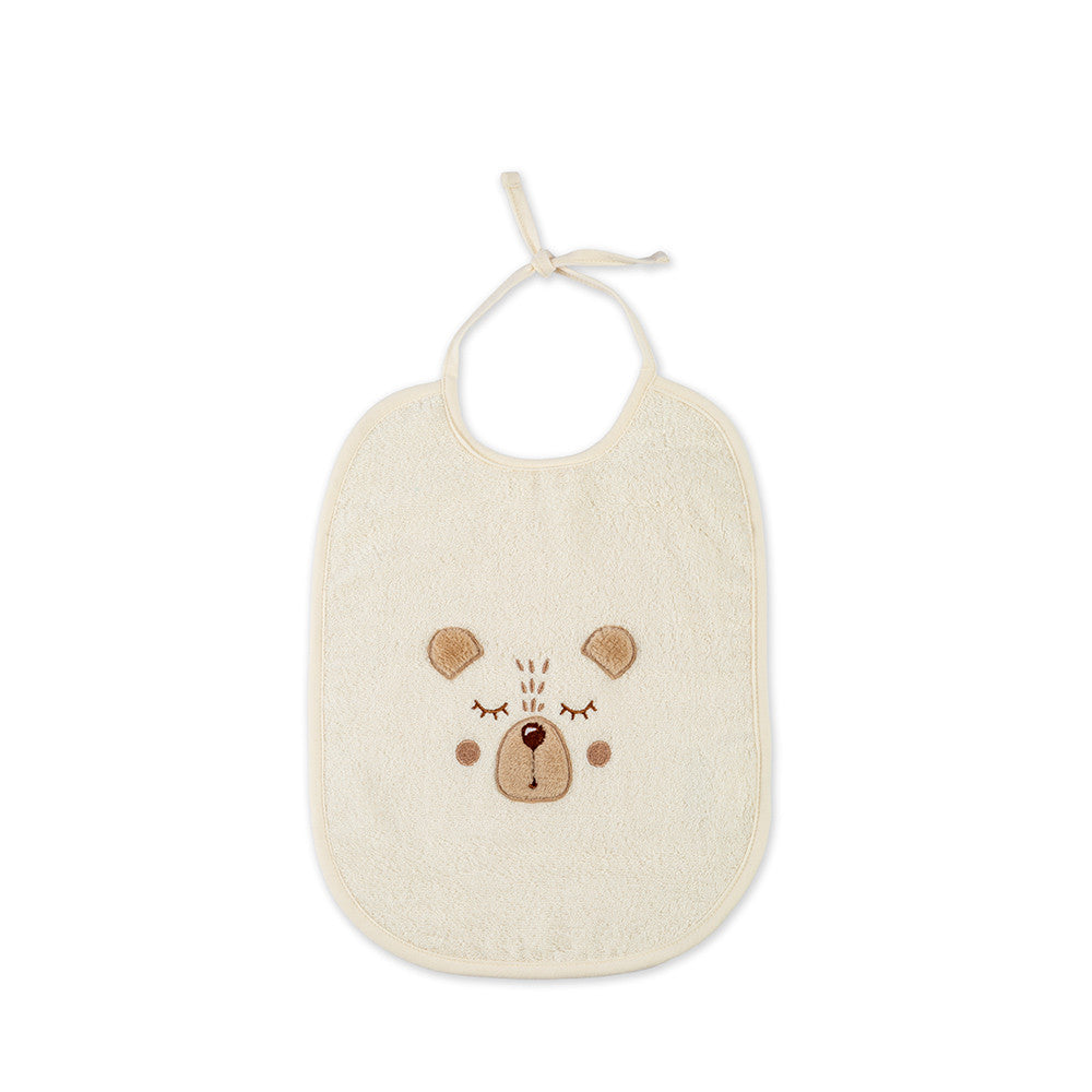 Bavoir Petit Ourson angora - Garnier-Thiebaut