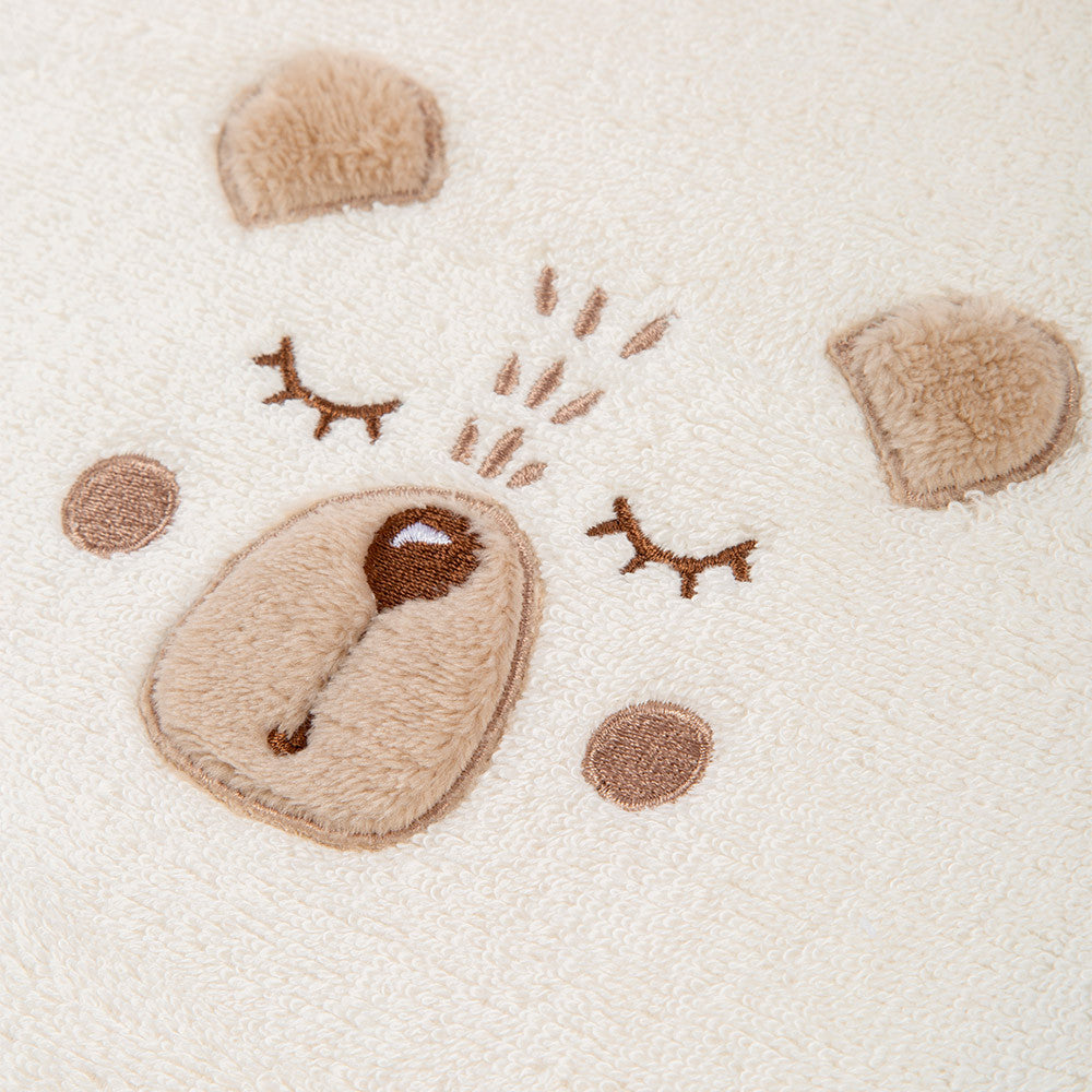 Bavoir Petit Ourson angora - Garnier-Thiebaut