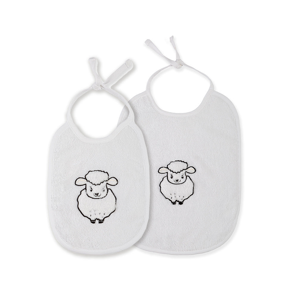 Bavoir Petit Mouton blanc - Garnier-Thiebaut
