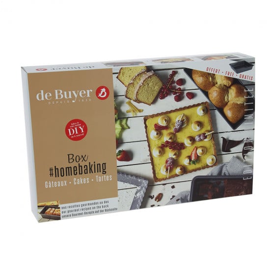 Box HOMEBAKING Gâteau Cake Tarte 3 pièces - De Buyer