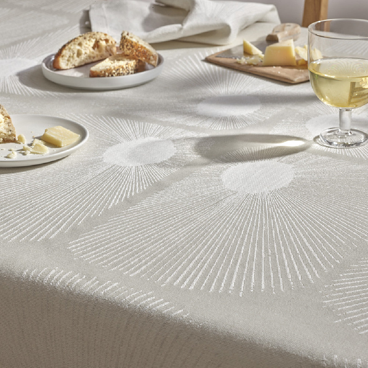 Chemin de table Mille Soleils nuage - Garnier-Thiebaut
