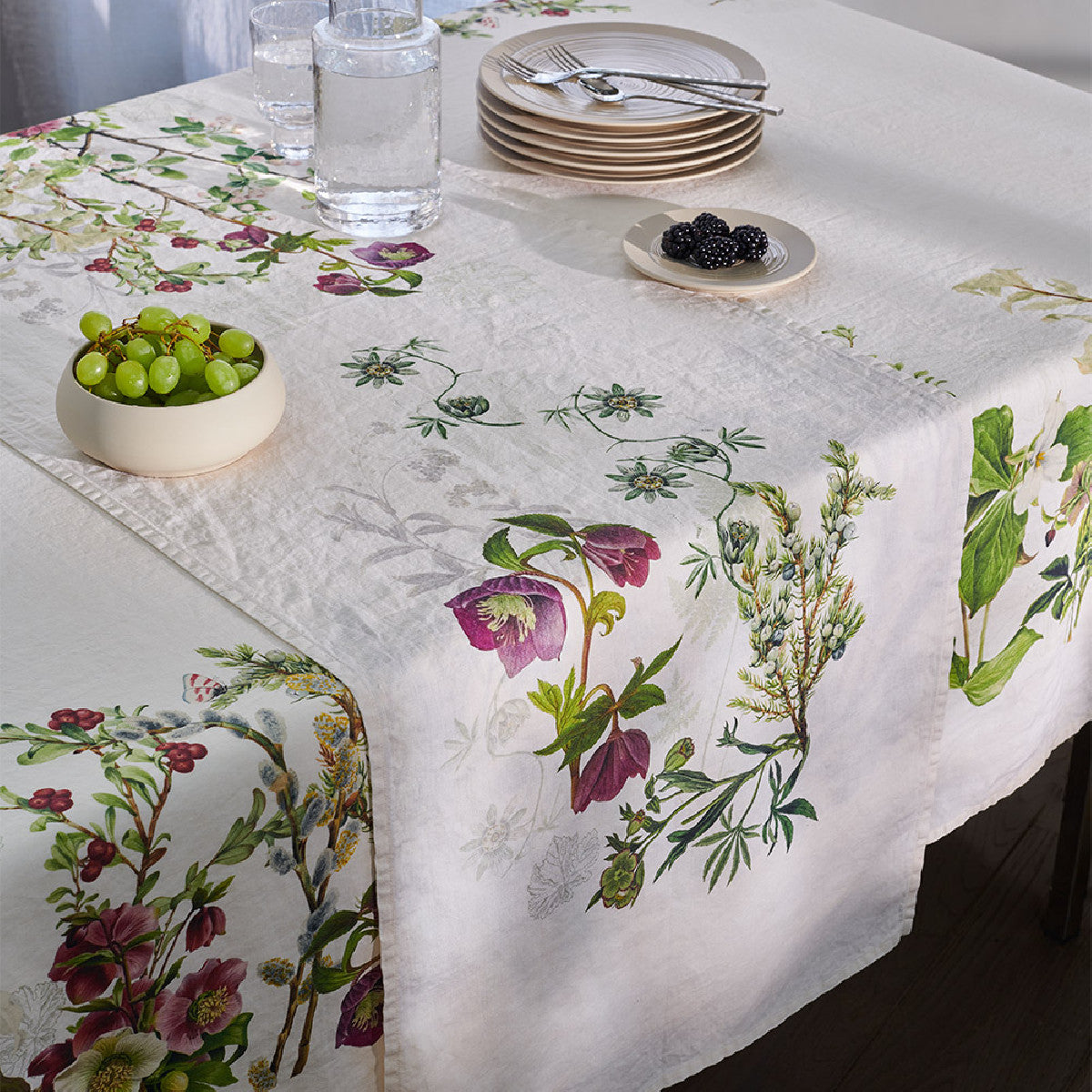 Chemin de table Justine naturel - Garnier-Thiebaut