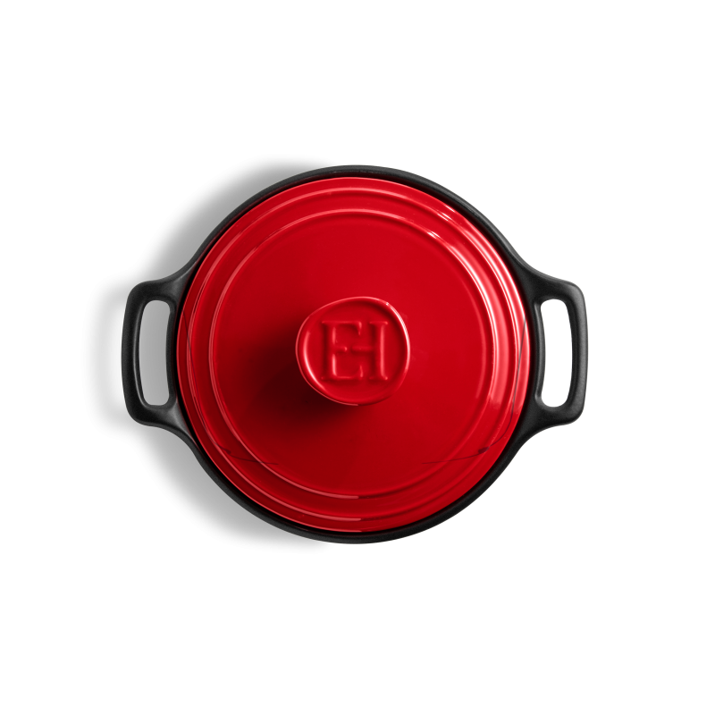 Cocotte ronde 3 L Sublime+ Emile Henry - céramique coloris Grand Cru
