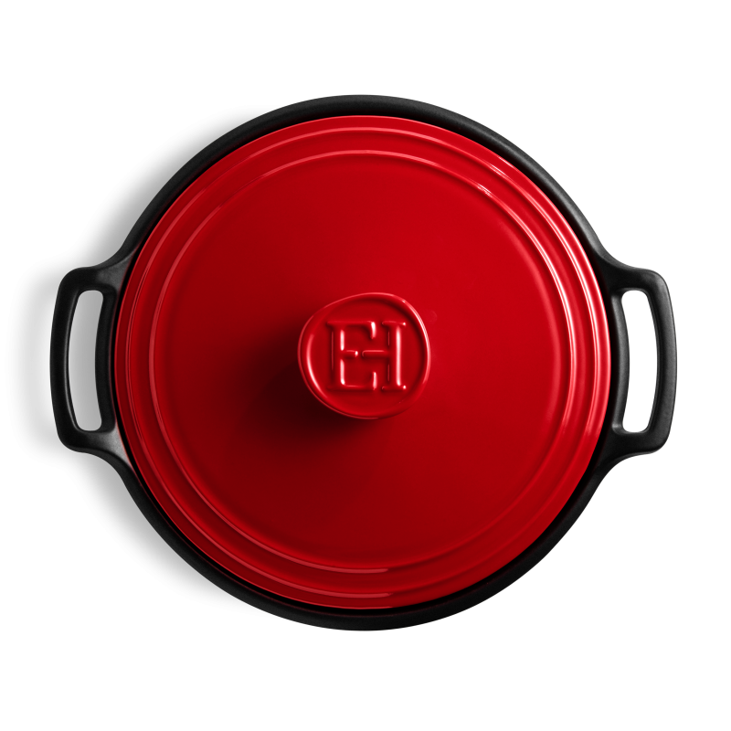 Cocotte ronde 7 L Sublime+ Emile Henry - céramique coloris Grand Cru