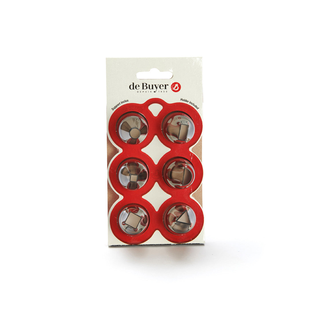 Coffret Geo 6 douilles tritan - De Buyer