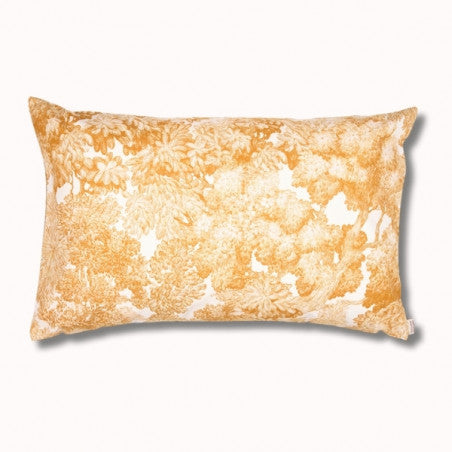 Coussin biface 70 x 45 cm adour curry/tree