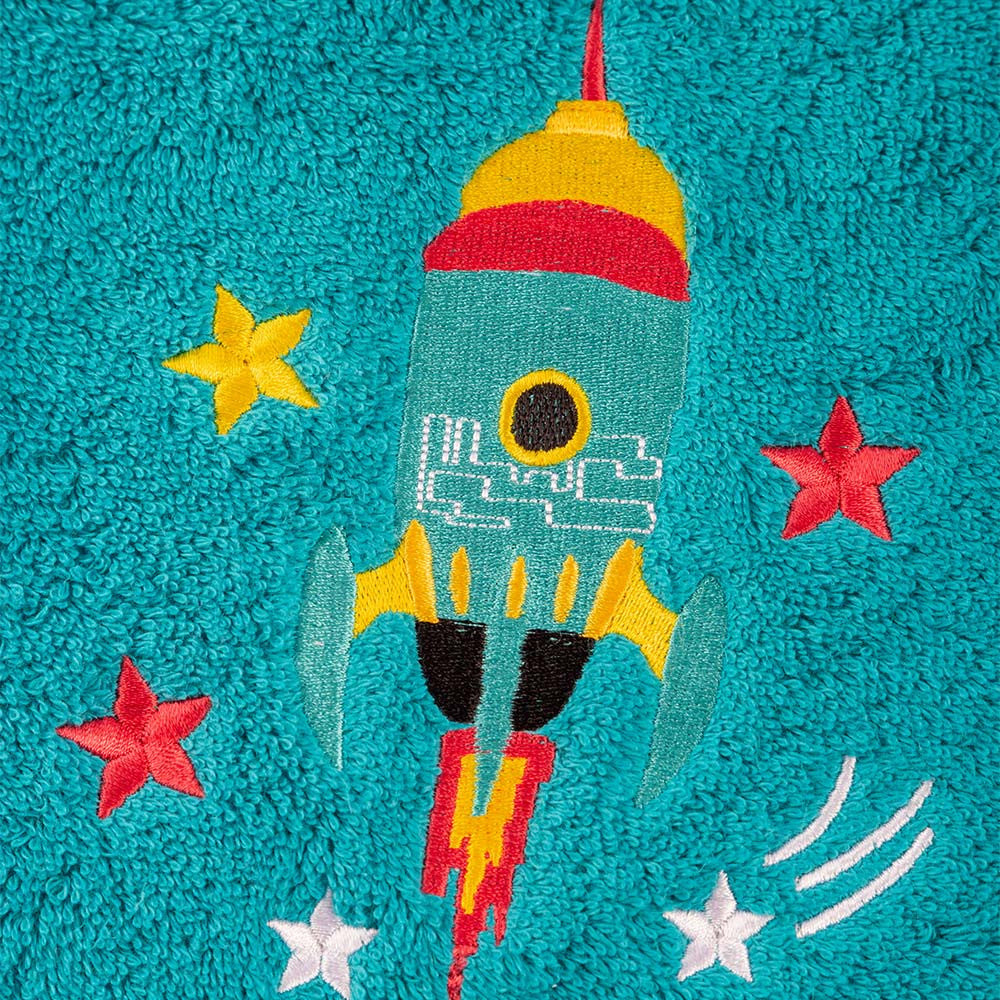 Drap de douche Galaxy émeraude - Garnier-Thiebaut
