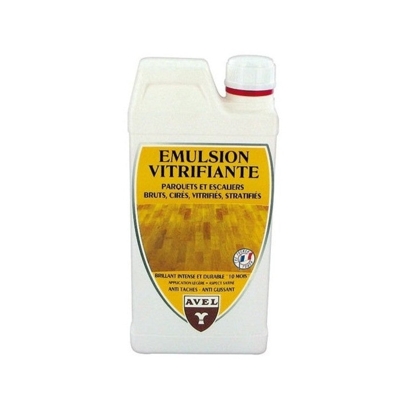 Emulsion vitrifiante pour parquets 1L - Avel