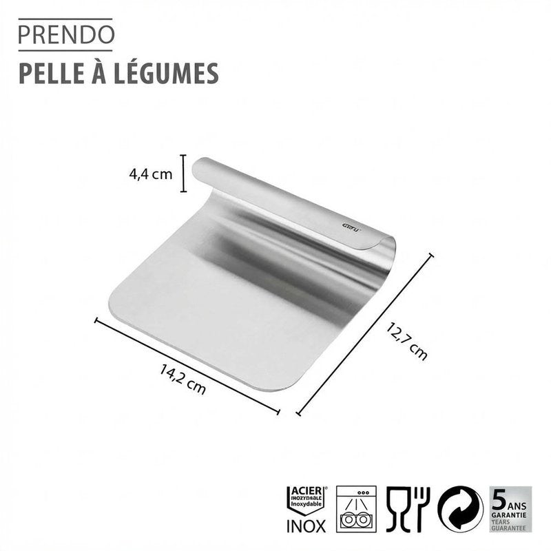 Pelle à légumes PRENDO Gefu en acier inoxydable coloris argent