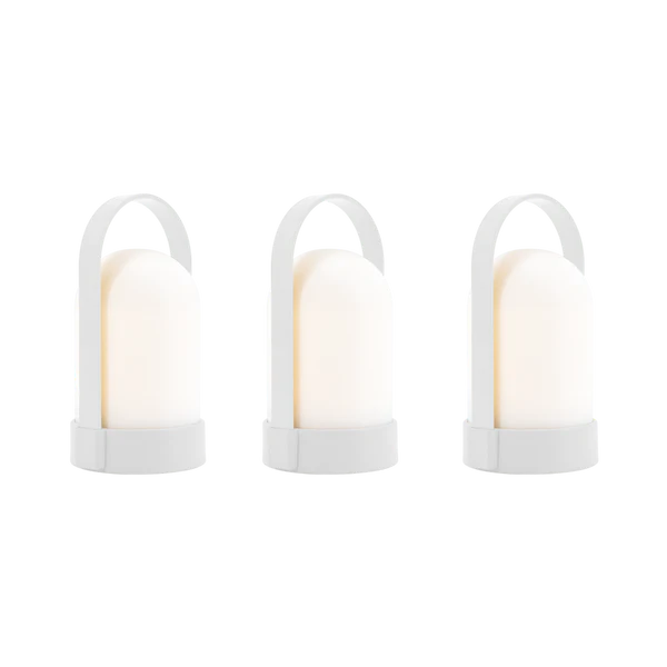 Petite lampe led Uri 'PURE', Lot de 3 - Remember