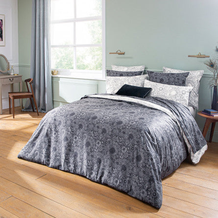 Housse de Couette Guipures marine - Garnier-Thiebaut
