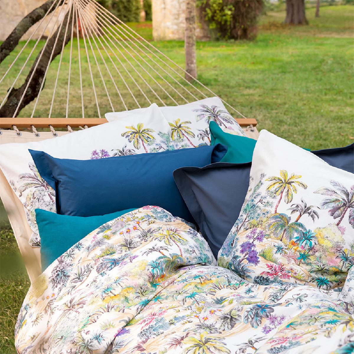 Housse de Couette Oasis blanc - Garnier-Thiebaut