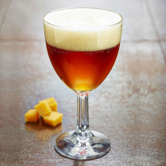 Verres à bière Durobor Abbaye à pied facetté en coffret
