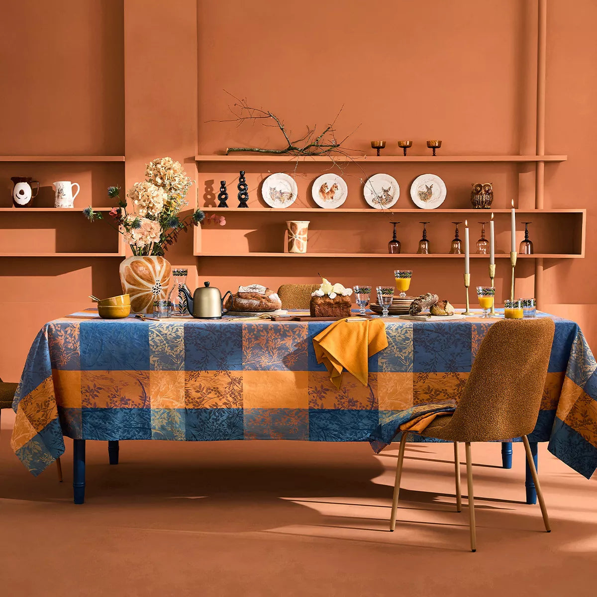 Nappe Mille Branchages Crepuscule - Garnier Thiebaut