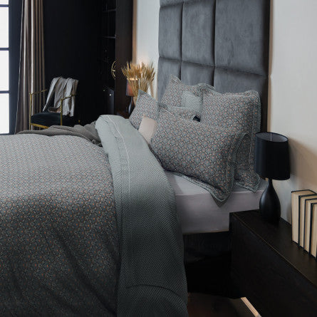 Taie d'oreiller Dolce Vita anthracite - Garnier-Thiebaut