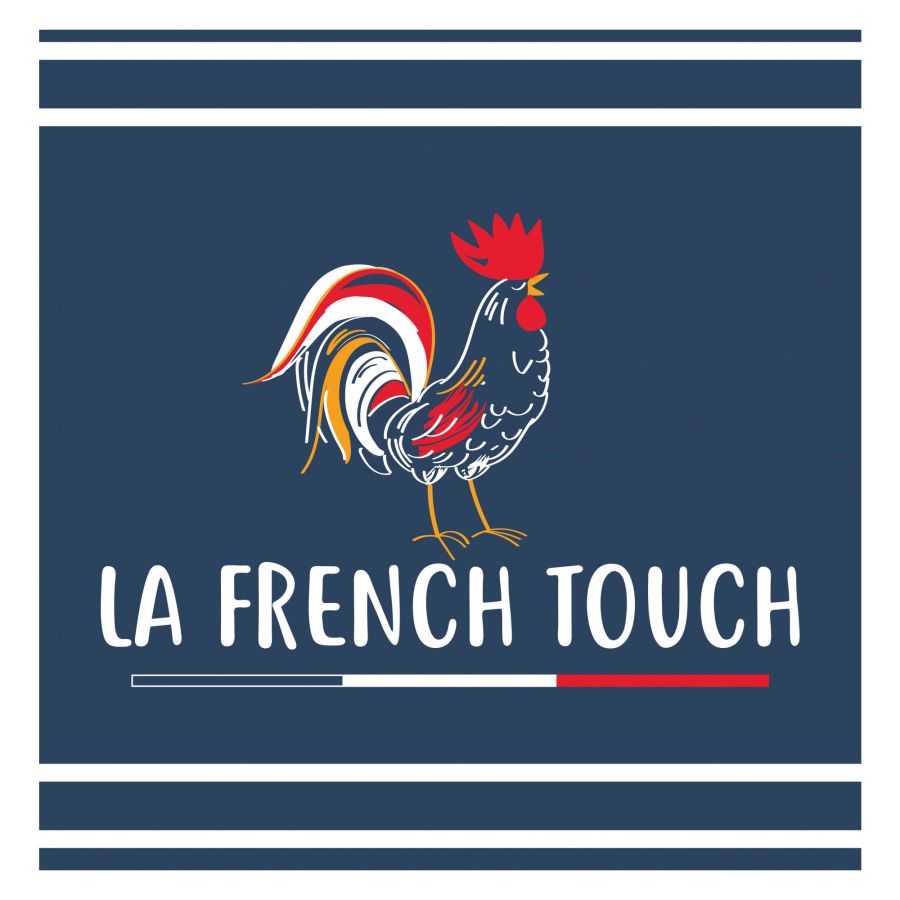Tablier de cuisine La French Touch recyclé Marine - Winkler