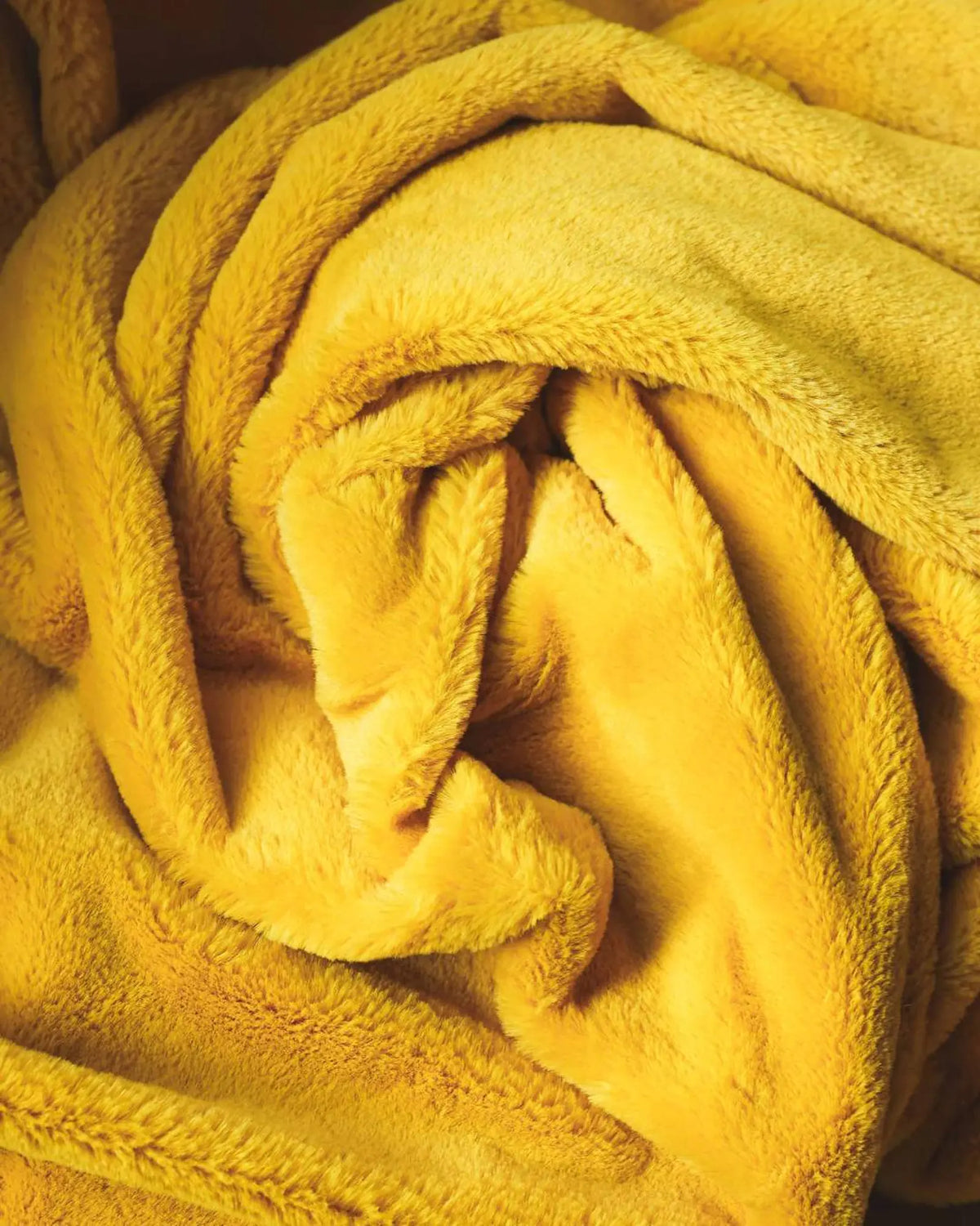 Plaid Waro jaune - touche de couleur pour un intérieur neutre