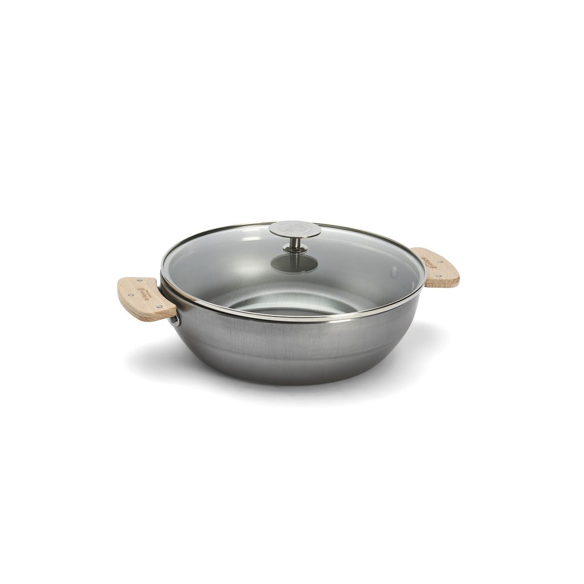 Sauteuse paysanne en acier amovible MINERAL B LOQY Ø24cm - De Buyer