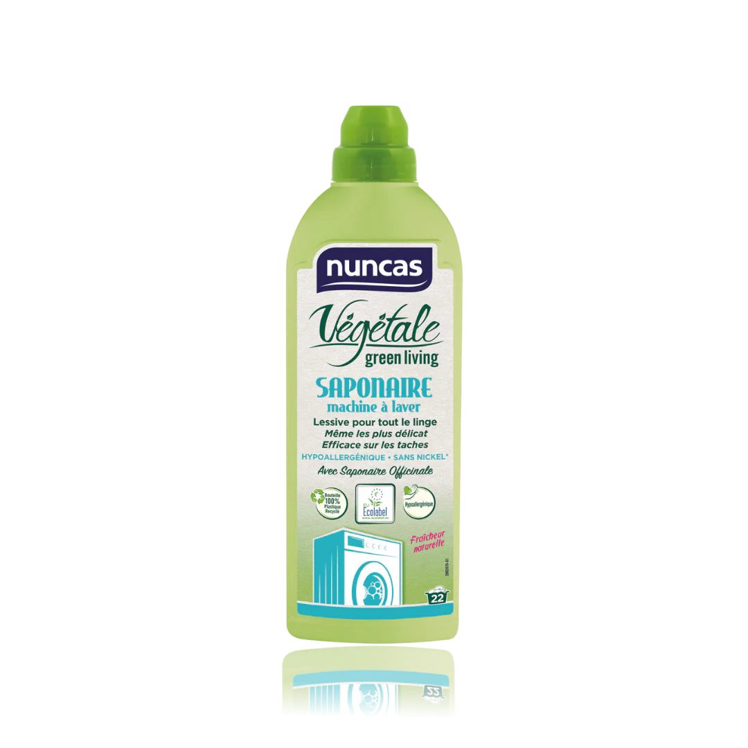 Lessive Végétale Saponaire Machine à Laver 1L - Nuncas