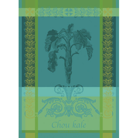 Torchon Chou kale bleu - Garnier-Thiebaut