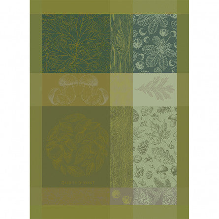 Torchon Bois d'automne mousse - Garnier-Thiebaut