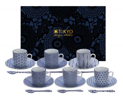 Set à expresso 18 pièces Nippon Blue - Tokyo Design Studio