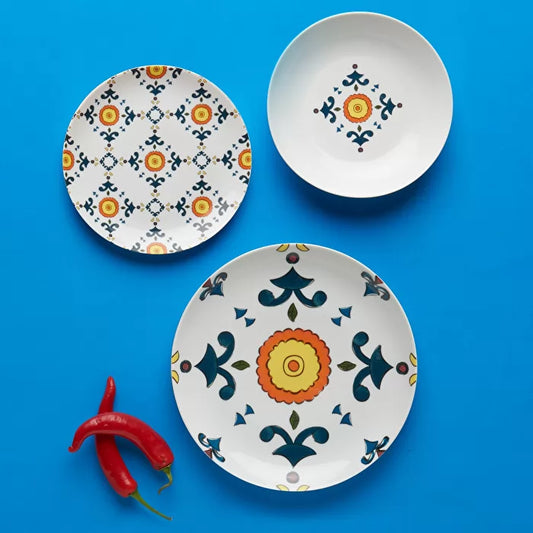 Set d'assiettes en porcelaine 18 pièces Sorrento - Guzzini