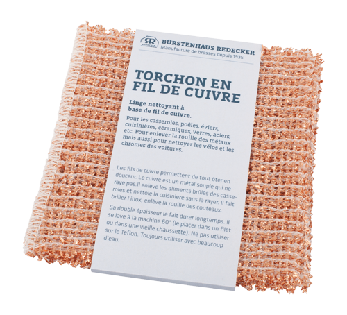 Torchon en fil de cuivre - Redecker