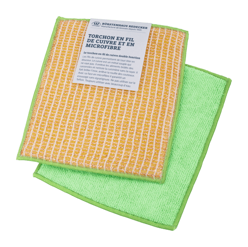 Torchon en fil de cuivre et en microfibre - Redecker