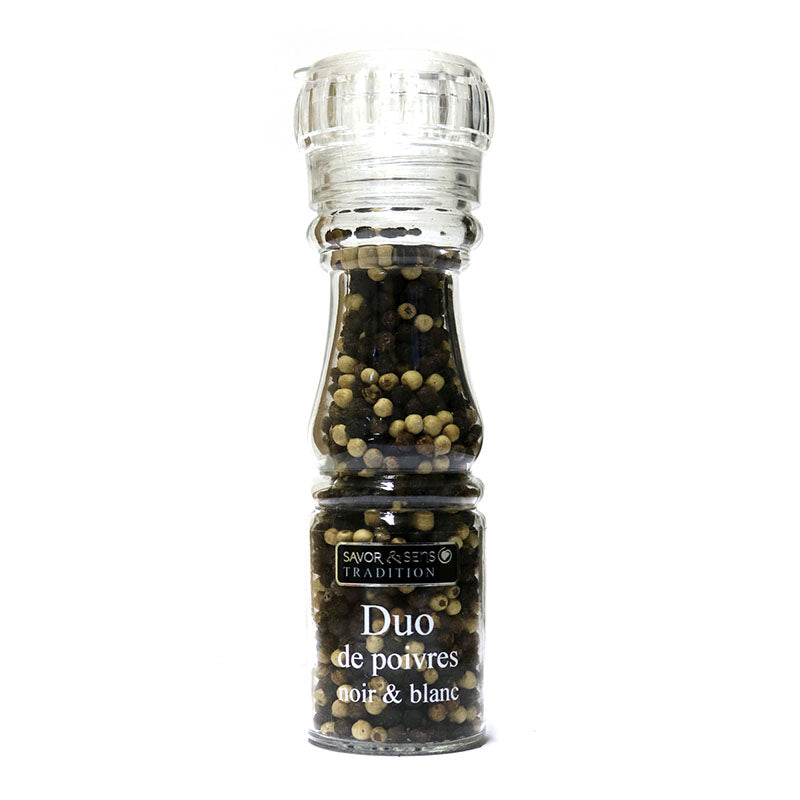 Duo de poivre noir et blanc - Savor & Sens
