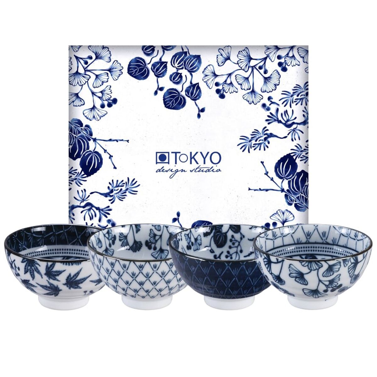 Set de 4 bols Flora Japonica - Tokyo Design Studio