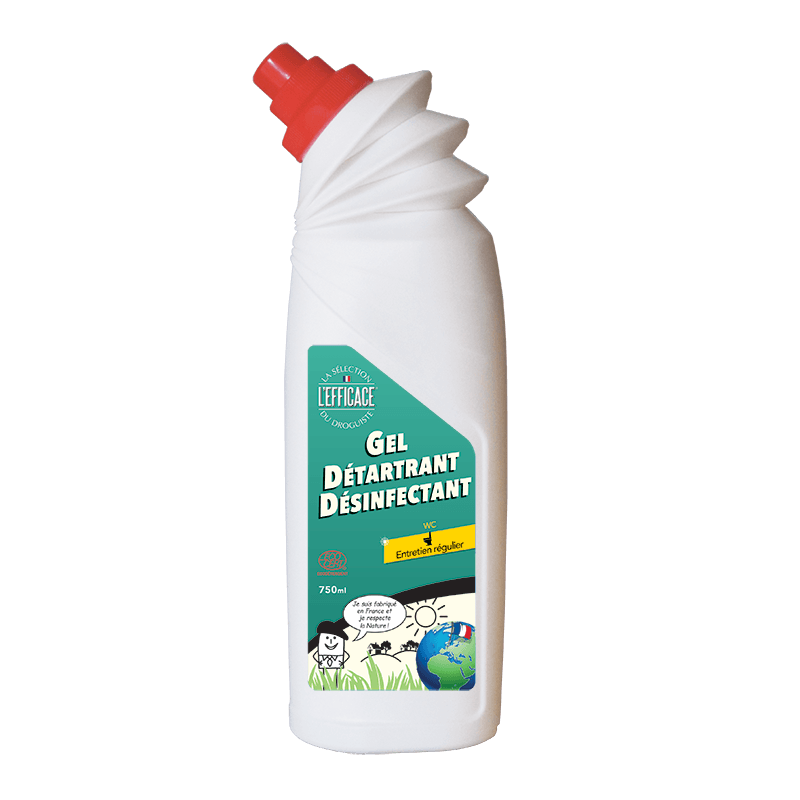 Gel détartrant et désinfectant WC - L'Efficace