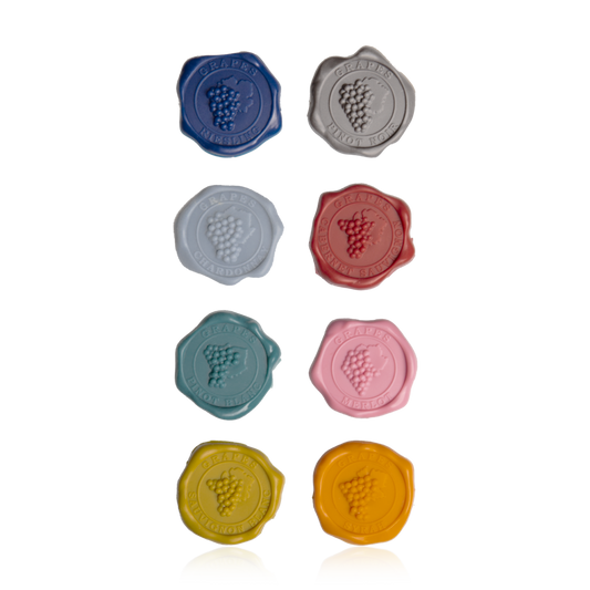 Set de 8 marques-verres - Vacu Vin