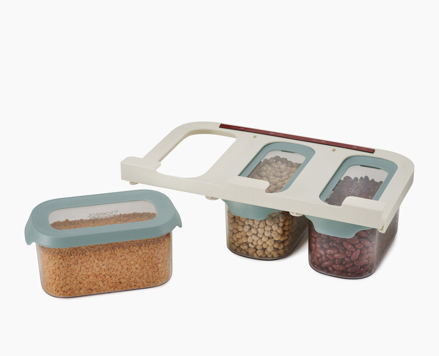 Lot de 3 boîtes de rangement sous étagère 900ml - Joseph Joseph