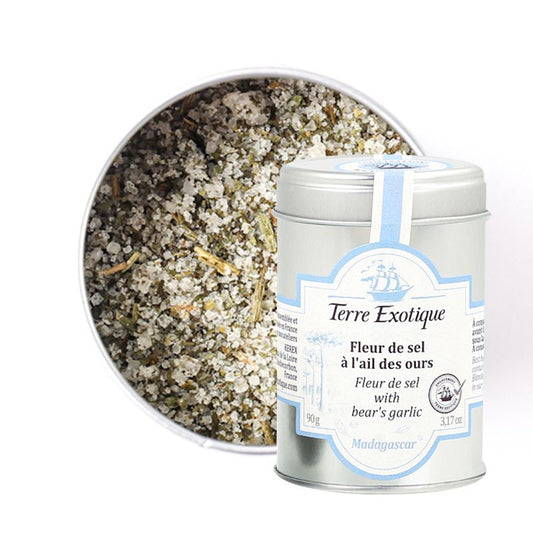 Fleur de sel à l'ail des ours 100g vrac - Terre Exotique