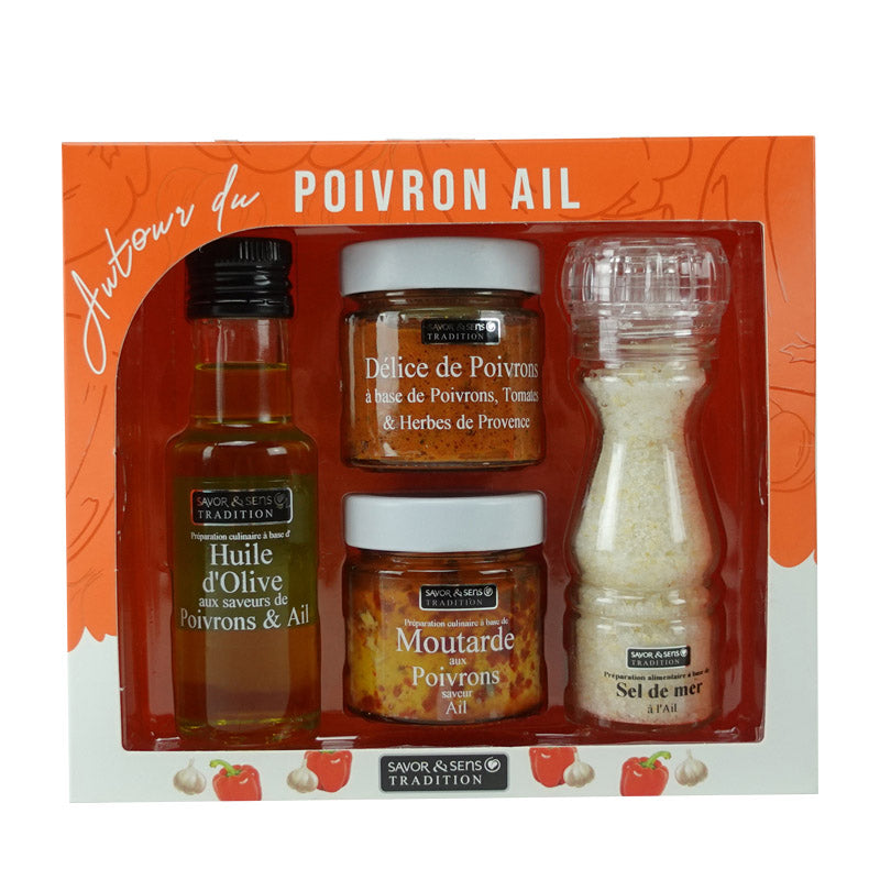 Coffret autour du poivron ail - Savor & Sens