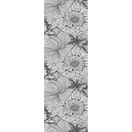 Chemin de Table Mille Bloom noir - Garnier-Thiebaut