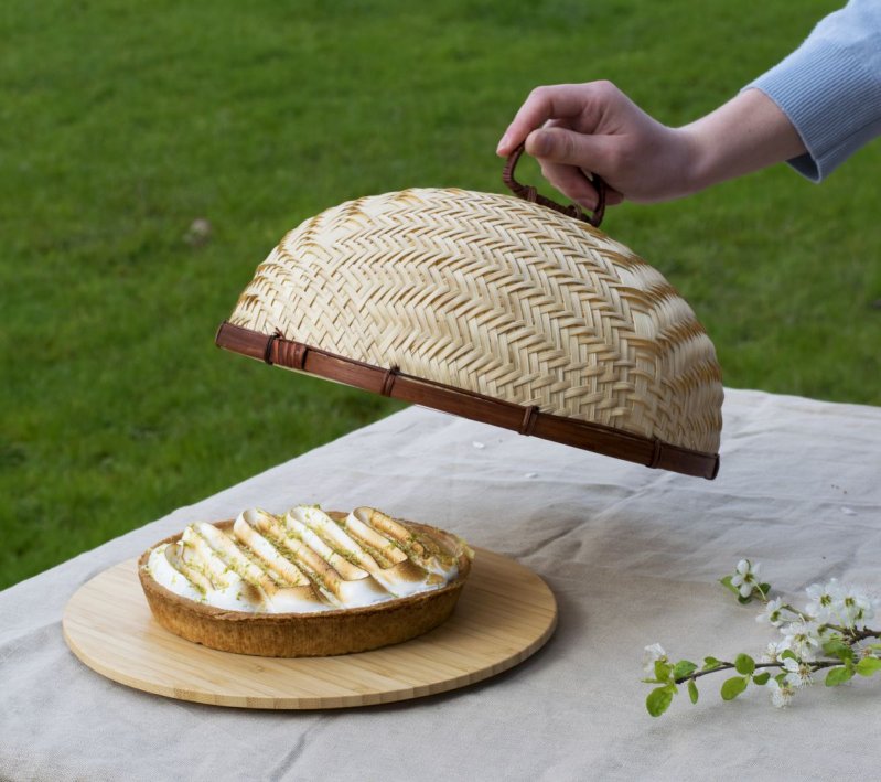 Cloche en bambou tressé - Pebbly