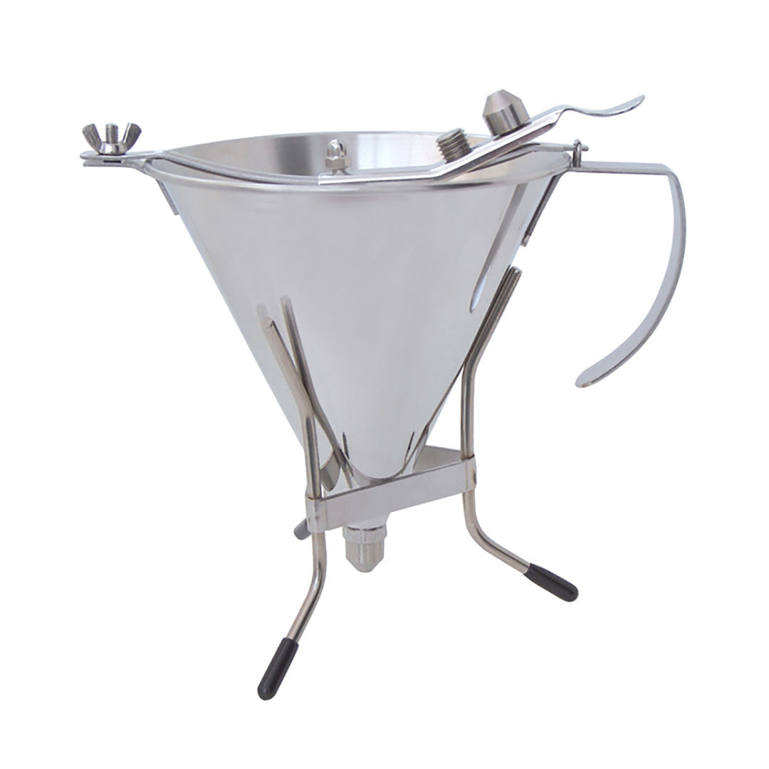 Entonnoir à piston avec pied 1,5L en inox - De Buyer
