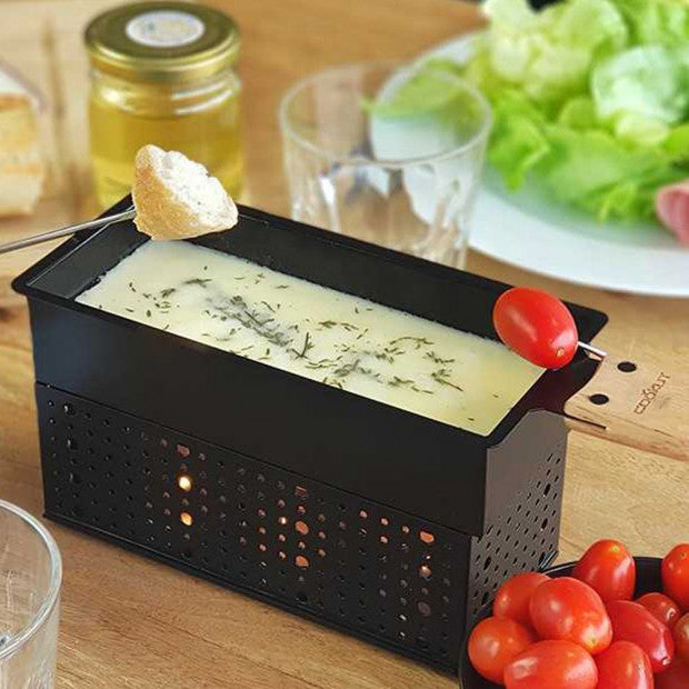 Kit pour raclette et fondue à la bougie - COOKUT