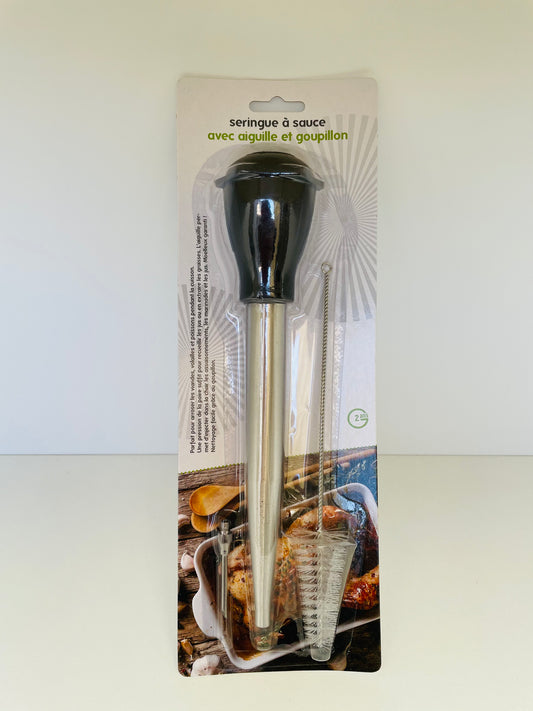 Seringue à sauce avec aiguilles et goupillon - Chevalier Diffusion