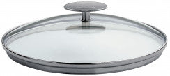 Couvercle en verre bombé Platine - Cristel
