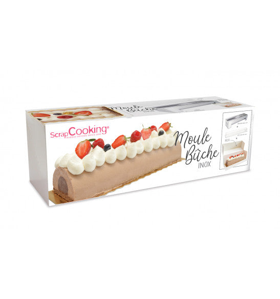 Moule à bûche en inox - ScrapCooking