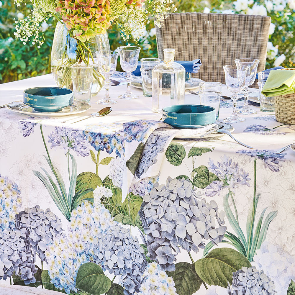 Nappe Jardin de Bretagne bleu - Garnier-Thiebaut