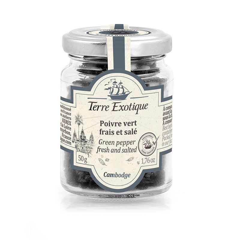 Poivre vert frais et salé - Terre Exotique