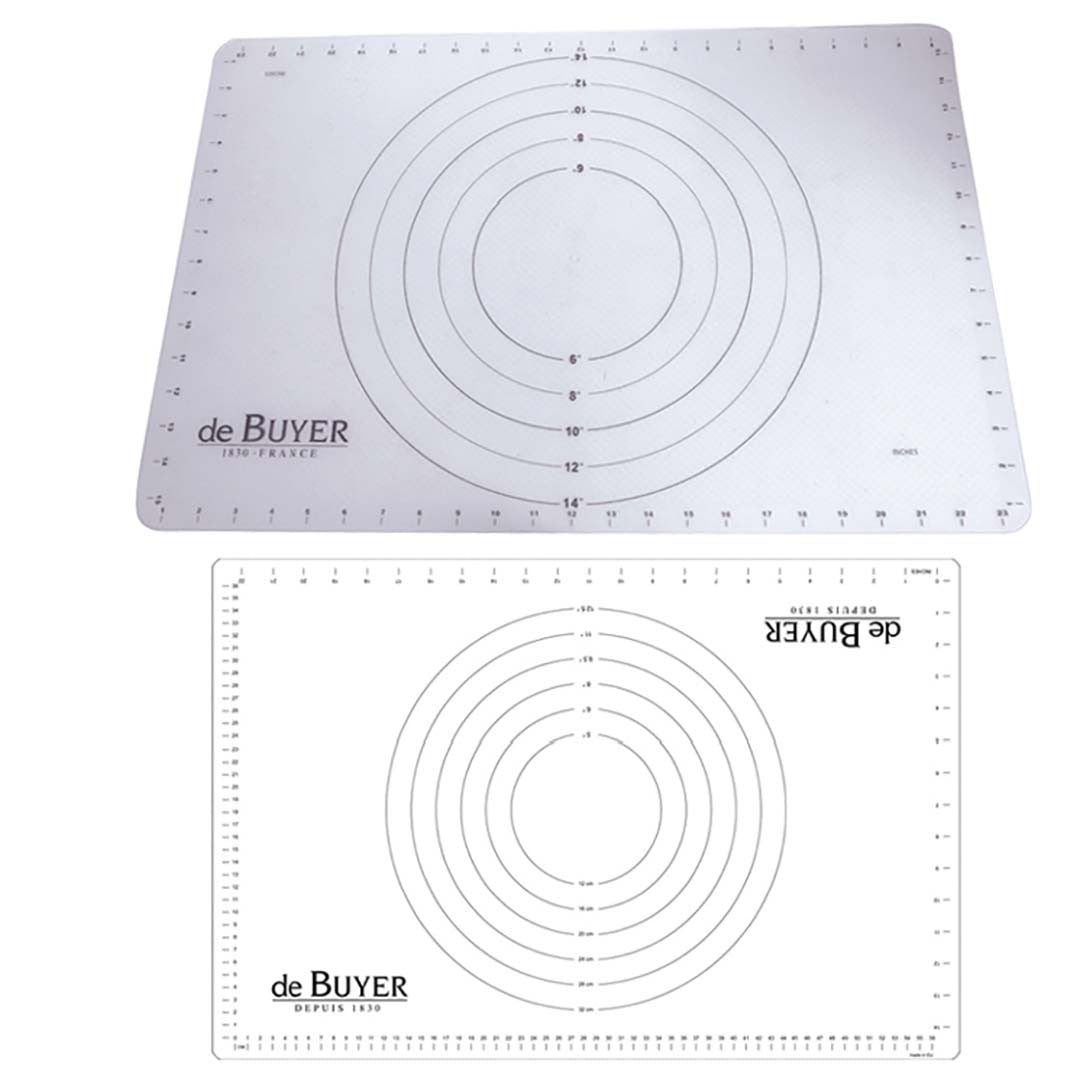 Tapis de préparation antiadhésif avec marquages 60 x 40 cm - De Buyer