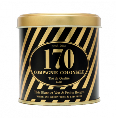 Thé 170 ans Compagnie Coloniale boite métal luxe 90g